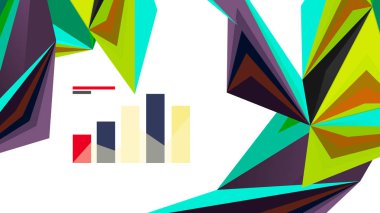 Modern üçgen sunu şablonu