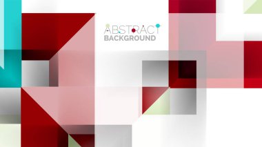 İş tanıtımı geometrik şablonu