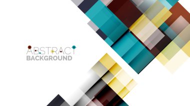 İş tanıtımı geometrik şablonu