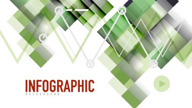 İş tanıtımı geometrik şablonu