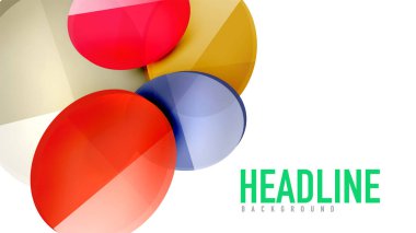 Modern geometrik sunum arka plan