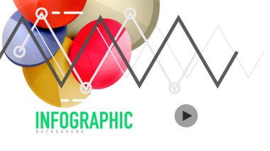 Modern geometrik sunum arka plan