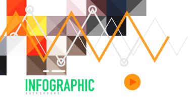 Modern geometrik sunum arka plan