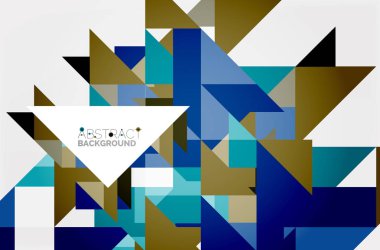 Üçgen desen tasarım arka plan