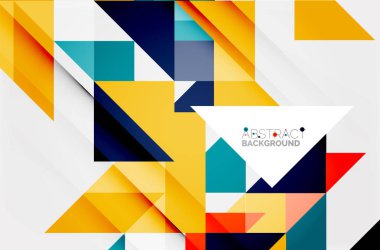 Üçgen desen tasarım arka plan