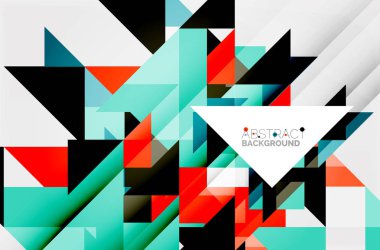 Üçgen desen tasarım arka plan