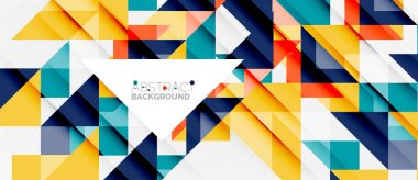 Üçgen desen tasarım arka plan