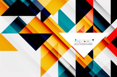 Üçgen desen tasarım arka plan