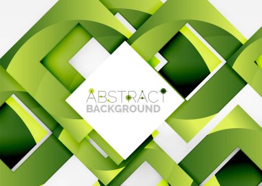 Işık Geometrik nesneyi kareler 3B alanı, arka plan