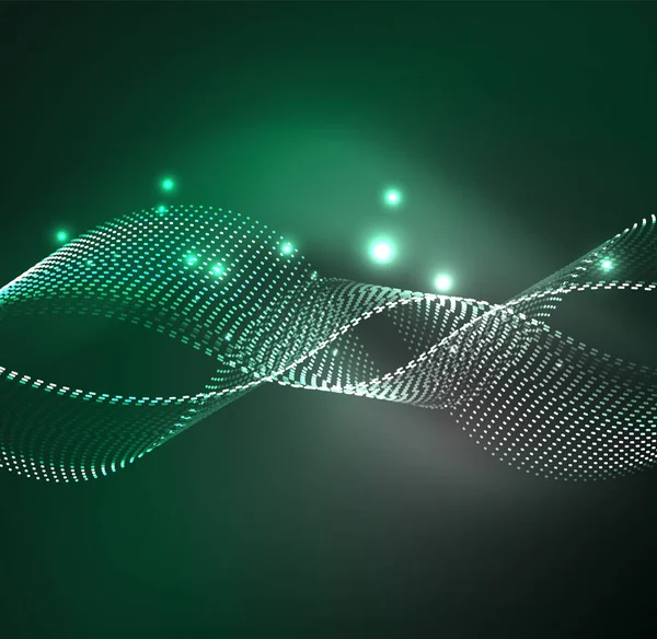 Vektör dalga parçacıklar arka plan