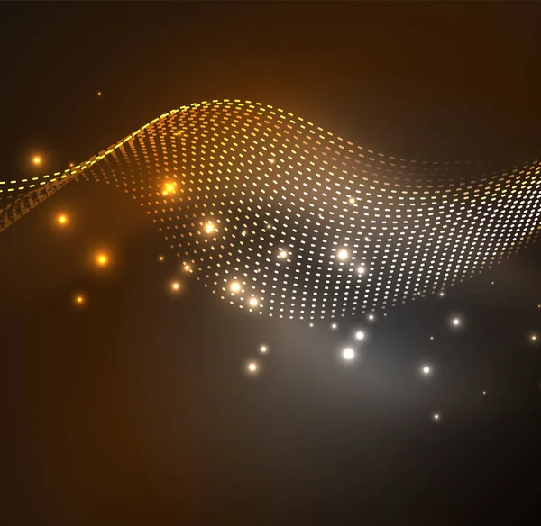 Vektör dalga parçacıklar arka plan