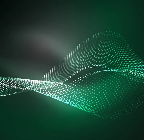 Vektör dalga parçacıklar arka plan