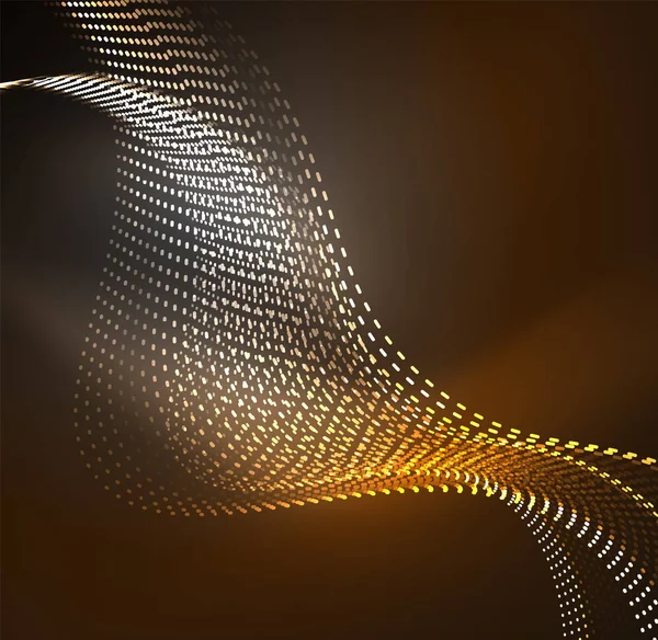 Vektör dalga parçacıklar arka plan