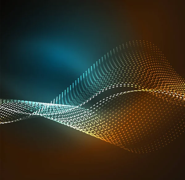 Vektör dalga parçacıklar arka plan