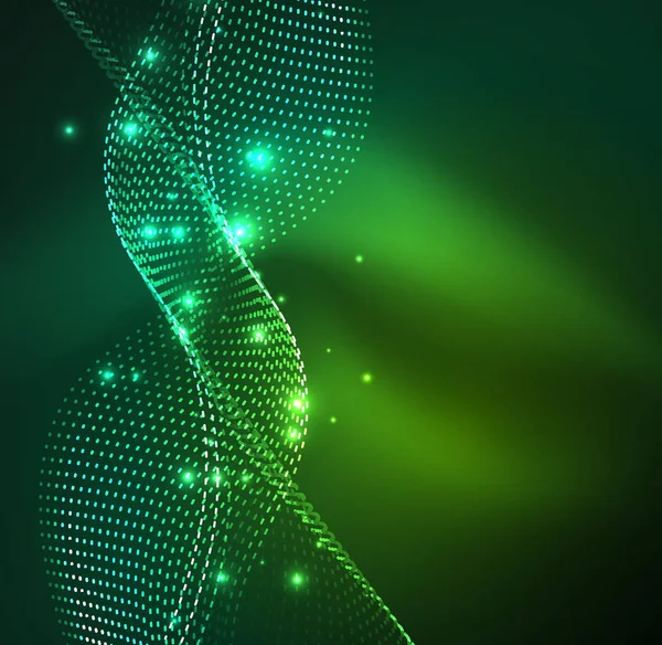 Vektör dalga parçacıklar arka plan