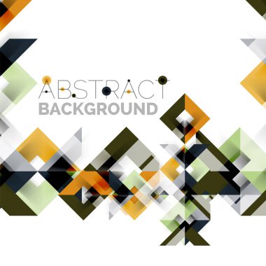 Beyaz Modern kare geometrik desen tasarım