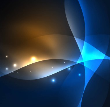 Neon ışıklı dalgalar