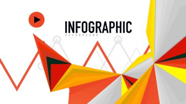 Modern üçgen sunu şablonu