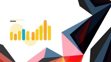 Modern üçgen sunu şablonu