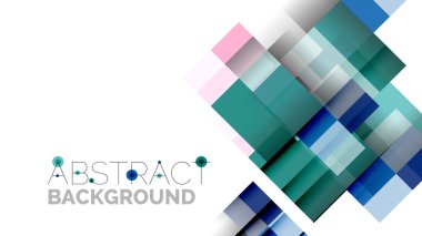 İş tanıtımı geometrik şablonu