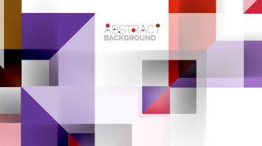 İş tanıtımı geometrik şablonu