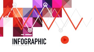 Modern geometrik sunum arka plan