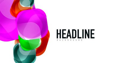 Modern geometrik sunum arka plan