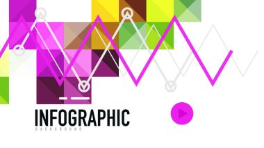 Modern geometrik sunum arka plan