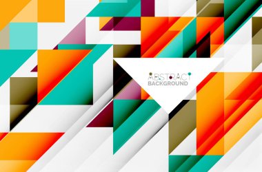 Üçgen desen tasarım arka plan