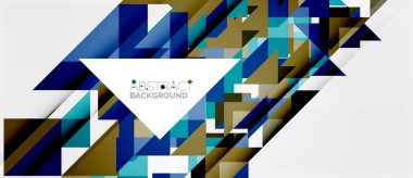 Üçgen desen tasarım arka plan