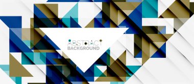 Üçgen desen tasarım arka plan