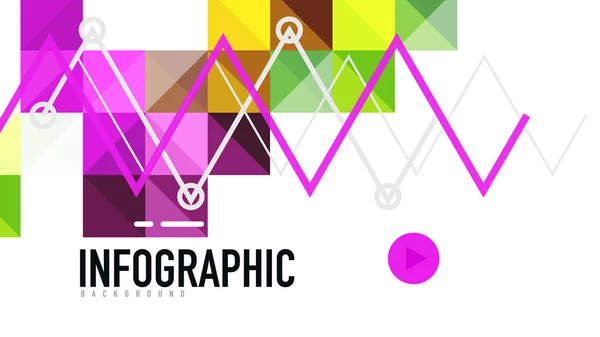 Apresentação geométrica moderna fundo — Vetor de Stock