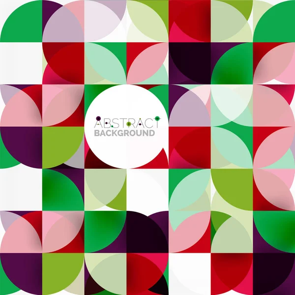 Modern geometrik arka plan daire