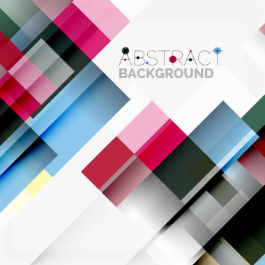 Soyut engeller şablon tasarım arka plan, beyaz, basit geometrik şekiller düz çizgiler ve dikdörtgenler