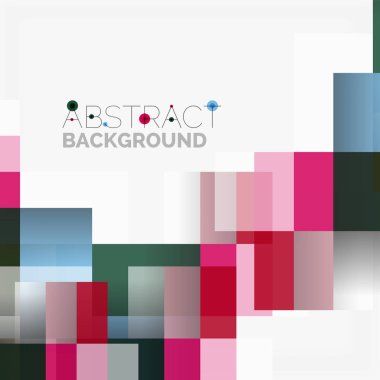 Soyut engeller şablon tasarım arka plan, beyaz, basit geometrik şekiller düz çizgiler ve dikdörtgenler