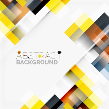 Soyut engeller şablon tasarım arka plan, beyaz, basit geometrik şekiller düz çizgiler ve dikdörtgenler