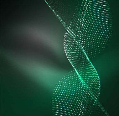 Vektör dalga parçacıklar arka plan