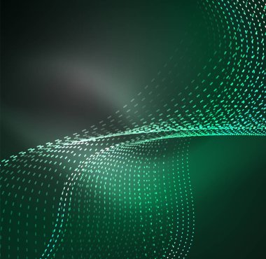 Vektör dalga parçacıklar arka plan