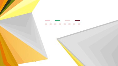 Modern üçgen sunu şablonu