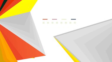 Modern üçgen sunu şablonu