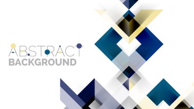 İş tanıtımı geometrik şablonu