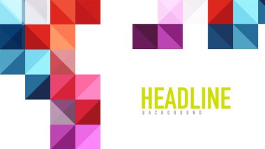 Modern geometrik sunum arka plan