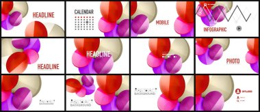 Modern geometrik sunum arka plan