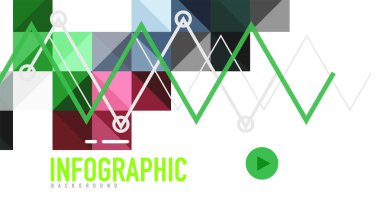 Modern geometrik sunum arka plan