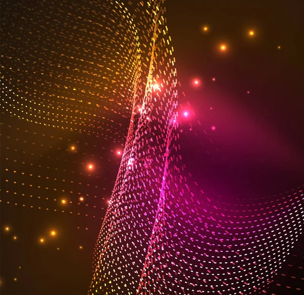 Vektör dalga parçacıklar arka plan