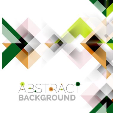 Beyaz Modern kare geometrik desen tasarım