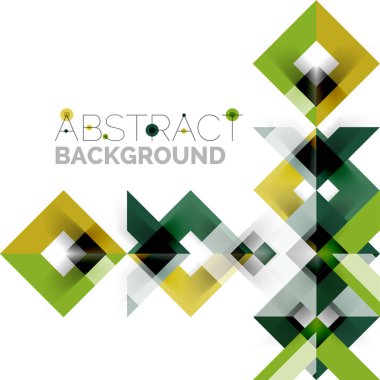 Beyaz Modern kare geometrik desen tasarım