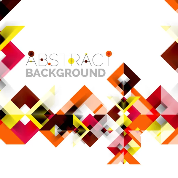 Beyaz Modern kare geometrik desen tasarım