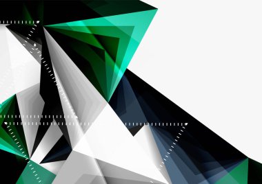 Vektör düşük Poli tarzı 3d üçgen çizgi