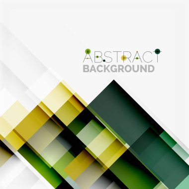 Soyut engeller şablon tasarım arka plan, beyaz, basit geometrik şekiller düz çizgiler ve dikdörtgenler